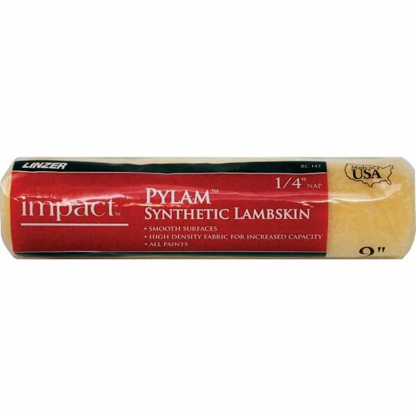 Linzer Linzer Impact 9 In. x 1/4 In. Pylam Synthetic Lambskin Roller Cover RC 142 0900